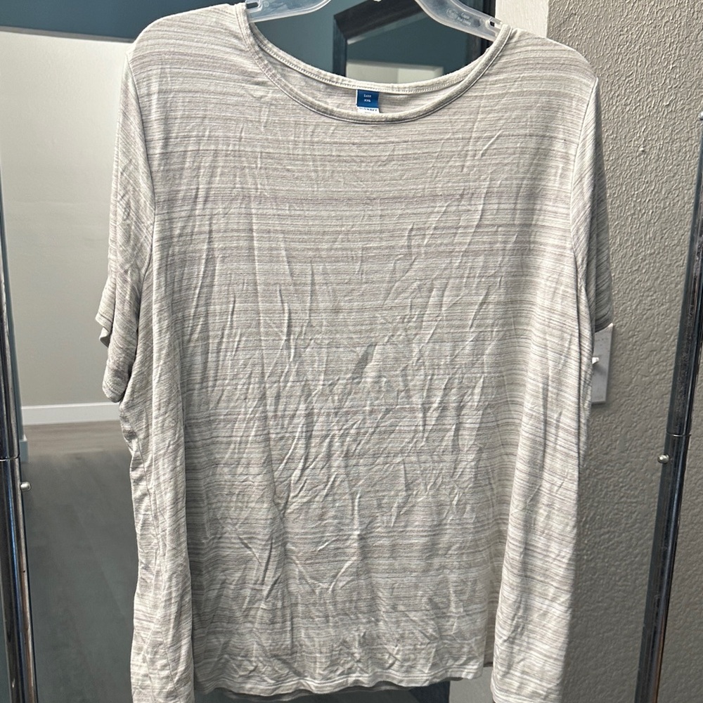 Gray Striped Shirt